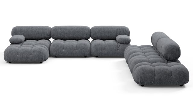 The Bellini – Gray Boucle, Sectional (Large Right Corner)