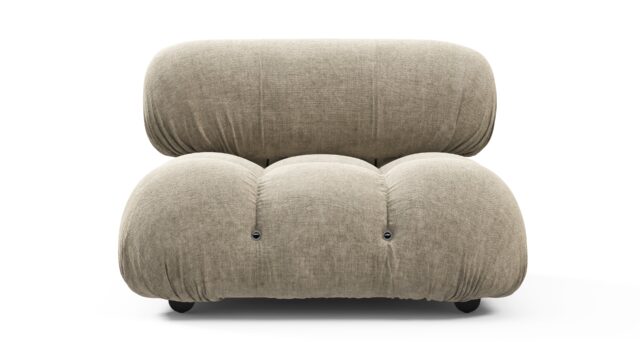 The Bellini – Beige Gray Chenille, Armless Module