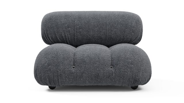 The Bellini – Gray Boucle, Armless Module