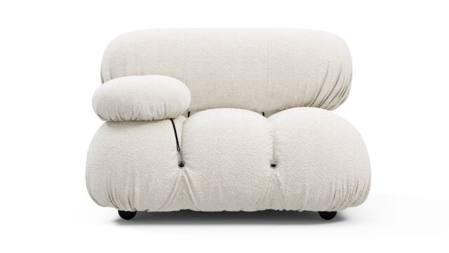 The Bellini – White Boucle, Left Arm