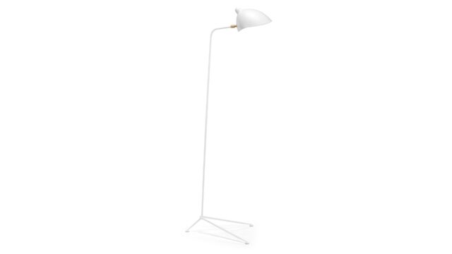 The Mouille – White, Single Floor Ceiling Lamp