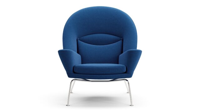 The Oslo – Indigo Blue Wool, Lounge Chair