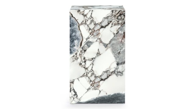 The Plinth – Modellato Marble, Side Table