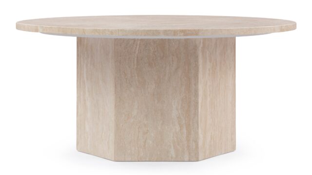 The Saga – Travertine, Medium Coffee Table