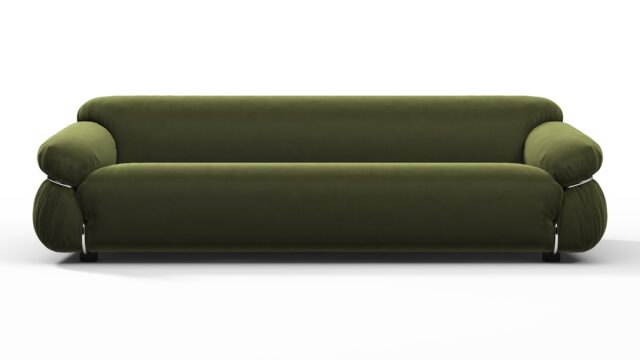 The Sesann – Thyme Luxe Velvet, Three Seater Sofa