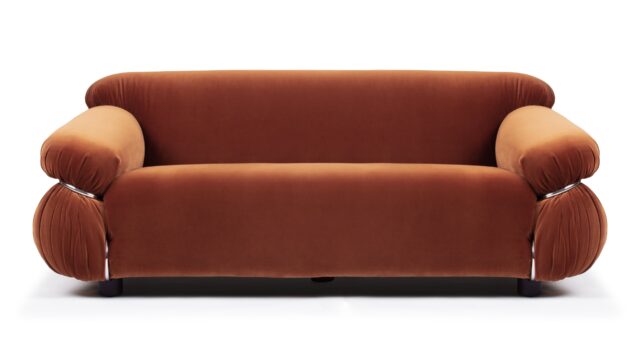 The Sesann – Spice Velvet, Two Seater Sofa