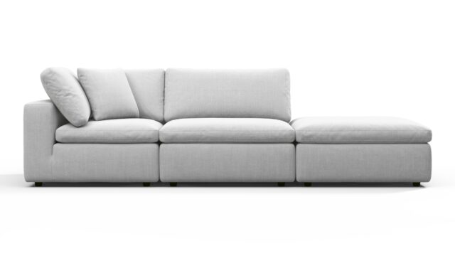 The Sky – Dove Linen, Open End Sofa (Right)