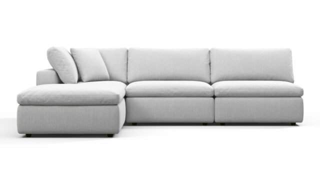The Sky – Dove Linen, Sectional (Left Chaise)