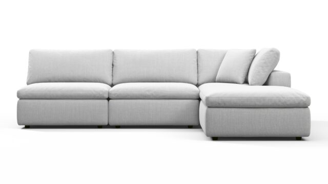 The Sky – Dove Linen, Sectional (Right Chaise)