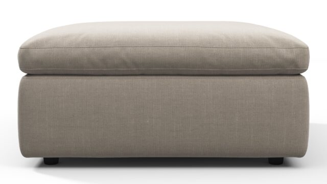 The Sky – Beige Linen, Ottoman