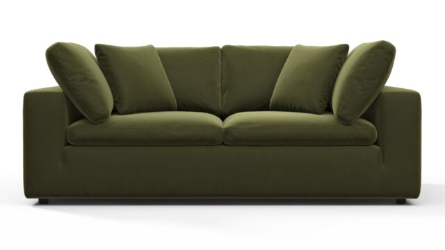 The Sky – Spruce Luxe Velvet, Two Seater Sofa