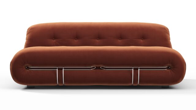 The Soriana – Spice Velvet, Two Seater Sofa