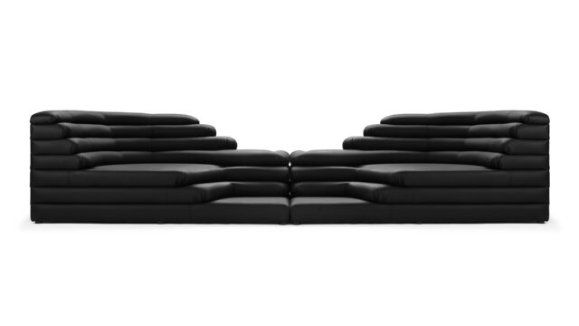 The Terrazza – Black Vegan Leather, Combination