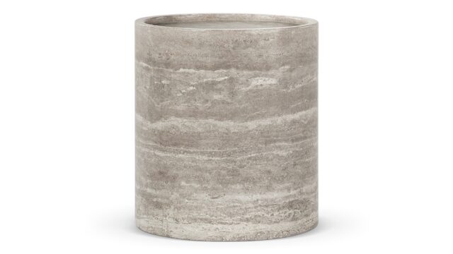 The Toren – Silver Travertine, Side Table
