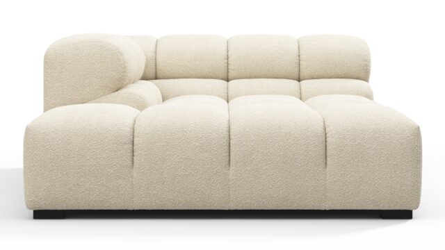 The Tufty – Eggshell Boucle, Deep Corner Half (Left)