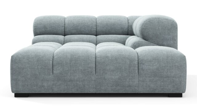 The Tufty – Cerulean Chenille, Deep Corner Half (Right)