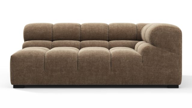 The Tufty – Cappuccino Brown Chenille, Extra Large Corner (Right)