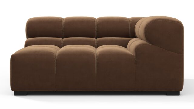 The Tufty – Mocha Velvet, Large Corner (Right)