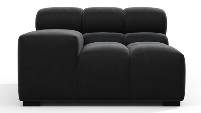 The Tufty – Black Velvet, Armrest (Left)