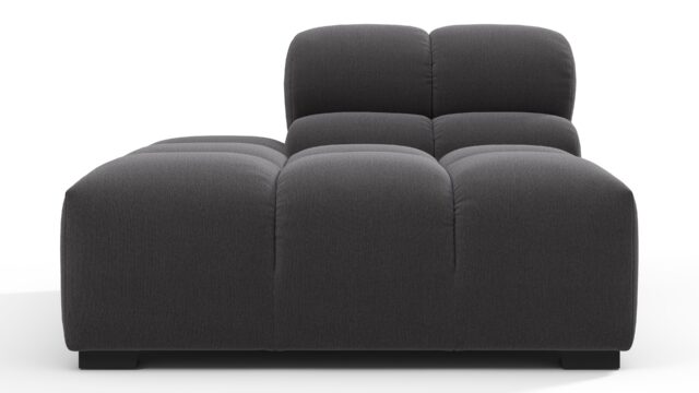 The Tufty – Ink Brushed Weave, End Armless (Left)