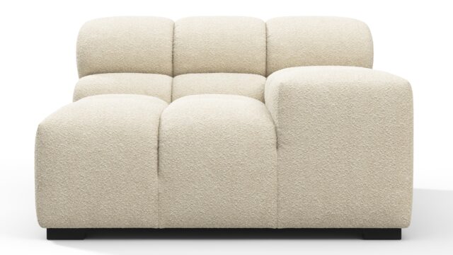 The Tufty – Eggshell Boucle, Armrest (Right)