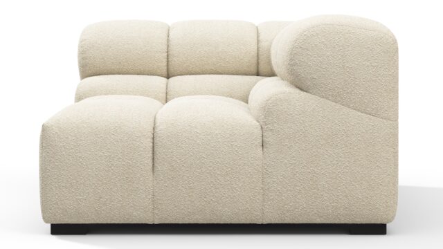 The Tufty – Eggshell Boucle, Corner (Right)