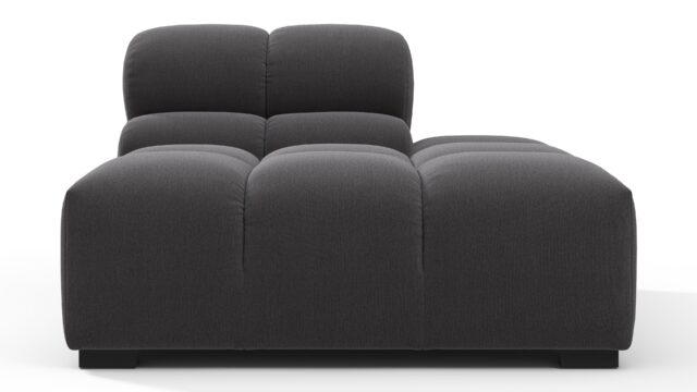 The Tufty – Ink Brushed Weave, End Armless (Right)