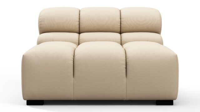 The Tufty Outdoor – Latte Performance Weave (Outdoor), Armless Module