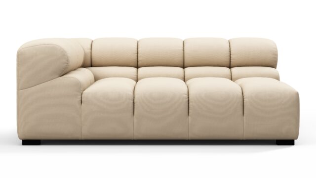 The Tufty Outdoor – Latte Performance Weave (Outdoor), Extra Large Corner (Left)