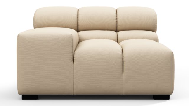 The Tufty Outdoor – Latte Performance Weave (Outdoor), Armrest (Left)