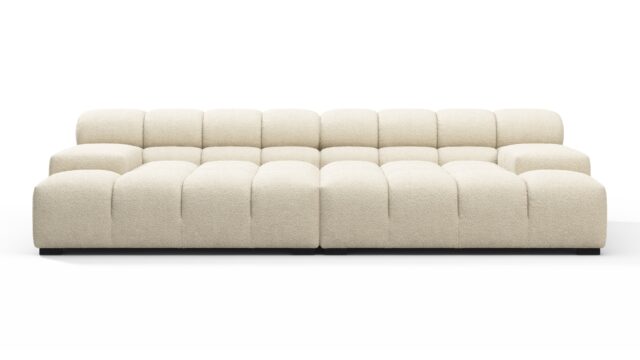 The Tufty – Eggshell Boucle, Extra Deep Sofa – Sectional