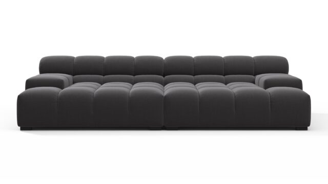 The Tufty – Ink Brushed Weave, Extra Deep Sofa – Sectional
