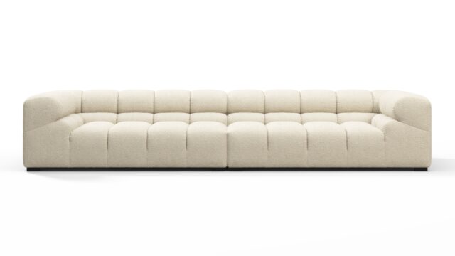 The Tufty – Eggshell Boucle, Extra Large Sofa – Sectional