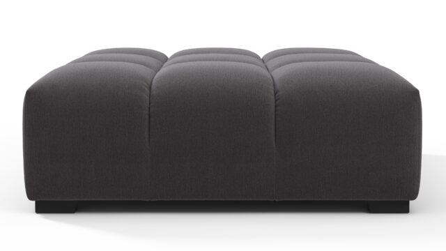 The Tufty – Ink Brushed Weave, Ottoman