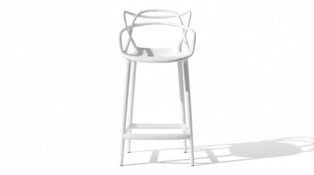 The Masters – White, Counter Stool