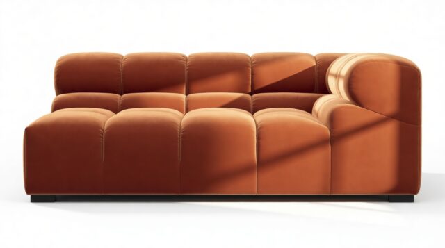 The Tufty – Spice Velvet, Extra Large Corner (Right)