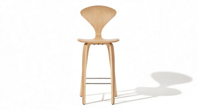 The Norman – Oak, Counter Stool