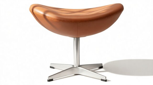 The Jacobsen – Tan Premium Leather, Ottoman