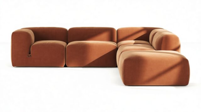 The Le Mura – Rust Chenille, Right Corner