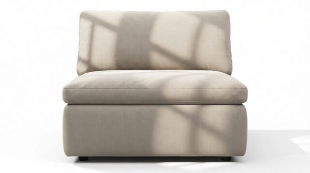 The Ciel – Beige Linen, Armless Module