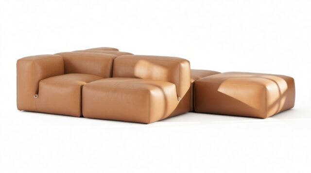 The Le Mura – Tan Vegan Leather, Dual Aspect (Right)