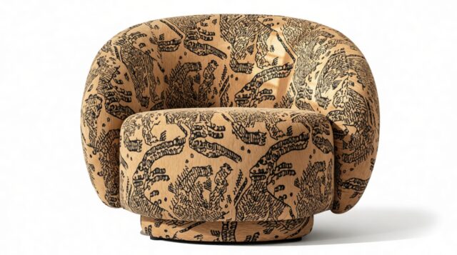 The Julep – Tiger Mountain Chenille, Lounge Chair