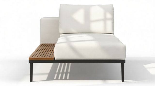 The Marzio – Shell Performance Weave, Left Chaise