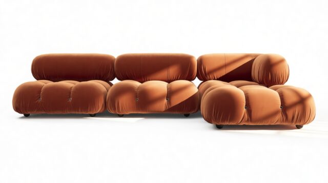 The Bellini – Spice Velvet, Sectional (Right Chaise)