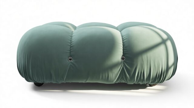 The Bellini – Jadeite Luxe Velvet, Ottoman