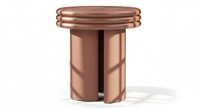 The Pasquale – Terracotta, Side Table