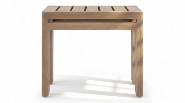 The Prestigio – Weathered Teak, Side Table