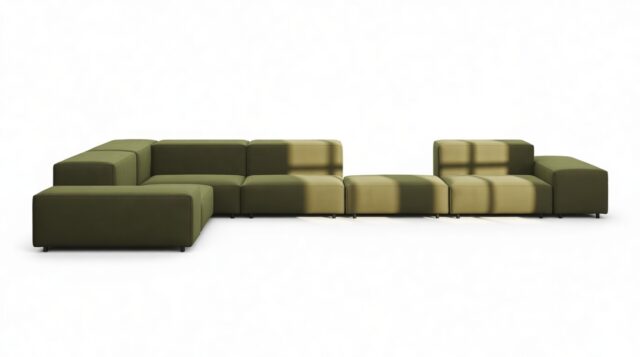 The Extrasoft – Spruce Luxe Velvet, Large Corner (Left)