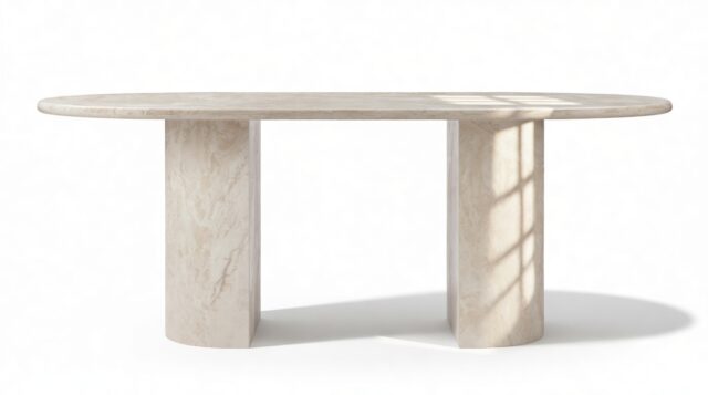 The Alighieri – White Travertine, 77in