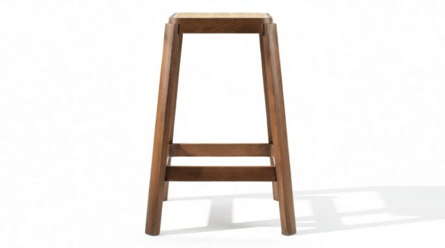 The Jeanneret Counter Stool – Walnut, Counter Stool